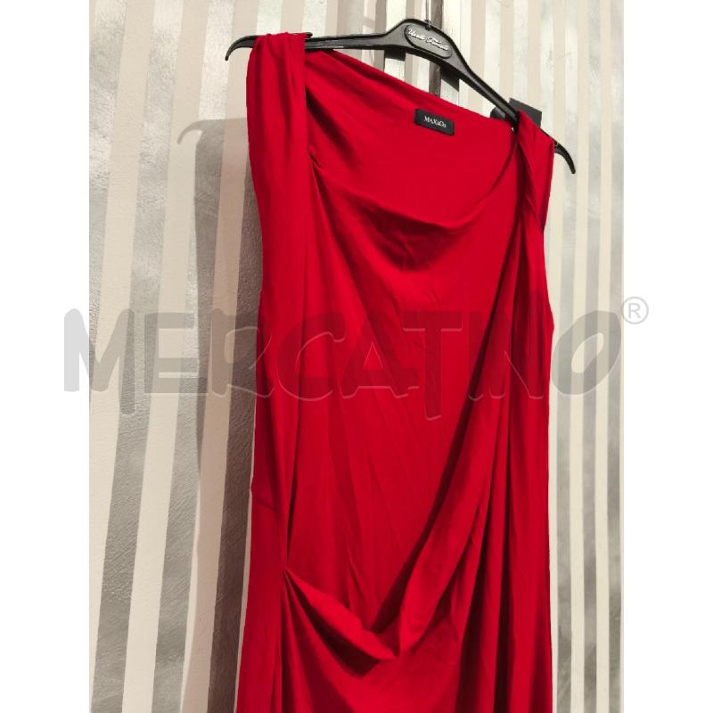 VESTITO DONNA MAX&CO ROSSO SMANICATO LUNGO | Mercatino dell'Usato Campobasso 4