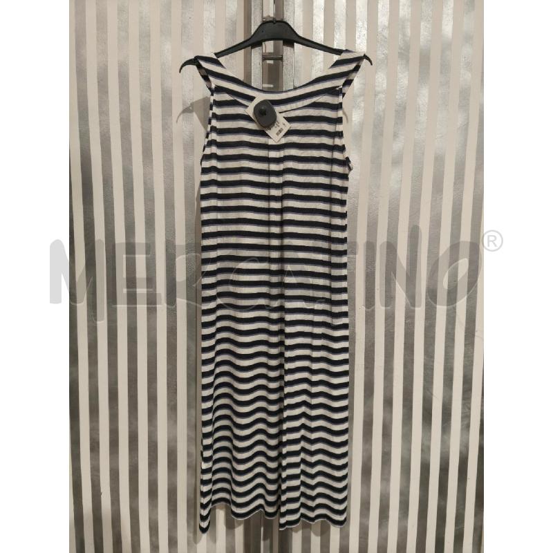 VESTITO DONNA MAX MARA BIANCO RIGHE ORIZZ INDACONERE | Mercatino dell'Usato Campobasso 5