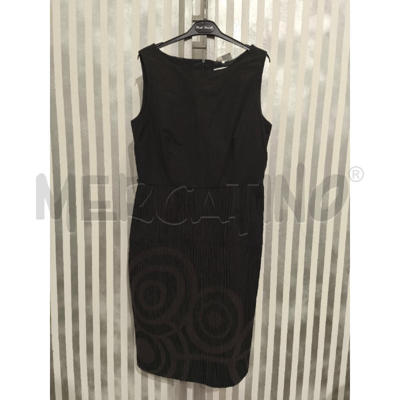 VESTITO DONNA MAX MARA NERO GONNA CERCHI MARRONI | Mercatino dell'Usato Campobasso 1