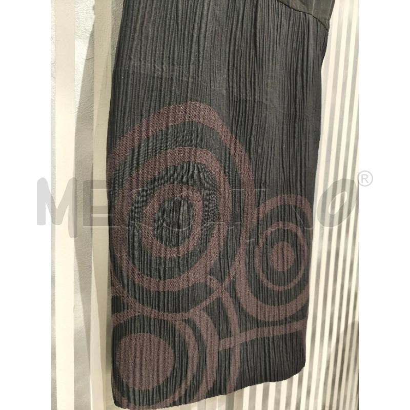 VESTITO DONNA MAX MARA NERO GONNA CERCHI MARRONI | Mercatino dell'Usato Campobasso 2