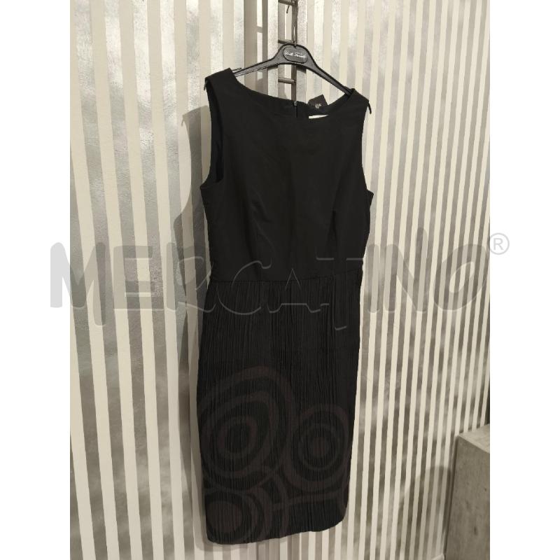 VESTITO DONNA MAX MARA NERO GONNA CERCHI MARRONI | Mercatino dell'Usato Campobasso 3