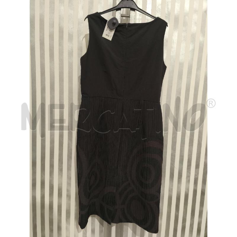 VESTITO DONNA MAX MARA NERO GONNA CERCHI MARRONI | Mercatino dell'Usato Campobasso 4
