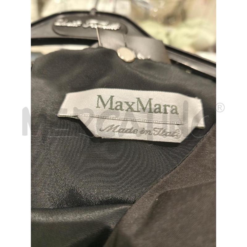 VESTITO DONNA MAX MARA NERO GONNA CERCHI MARRONI | Mercatino dell'Usato Campobasso 5