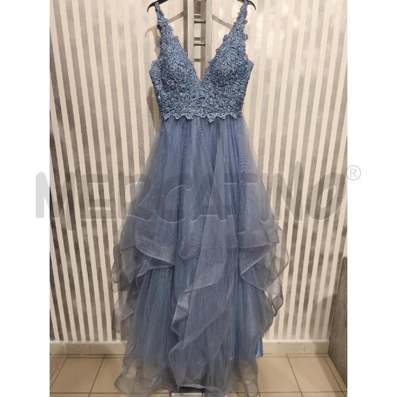 VESTITO DONNA MONIQUE INDACO CORPETTO STRASS | Mercatino dell'Usato Campobasso 1