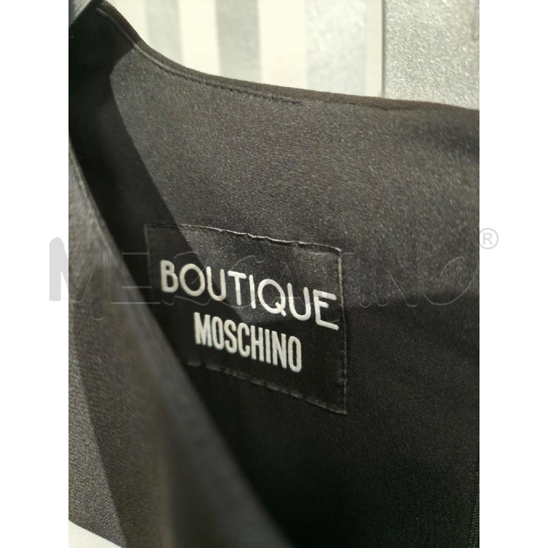 VESTITO DONNA MOSCHINO BOUTIQUE NERO FIOCCO ROSSO | Mercatino dell'Usato Campobasso 2