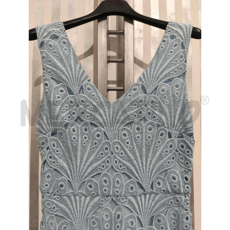 VESTITO DONNA MOTIVI CELESTE PIZZO FODERATO | Mercatino dell'Usato Campobasso 2