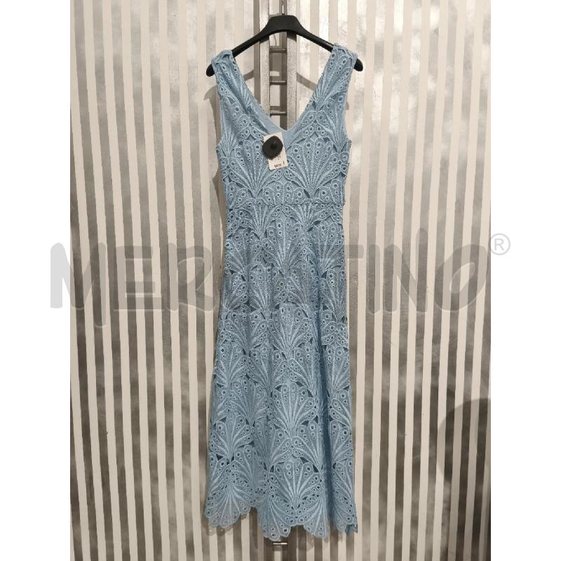 VESTITO DONNA MOTIVI CELESTE PIZZO FODERATO | Mercatino dell'Usato Campobasso 4