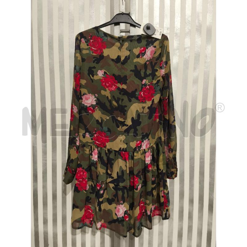 VESTITO DONNA MY TWIN TWINSET VERDE MILITARE FIORI | Mercatino dell'Usato Campobasso 5