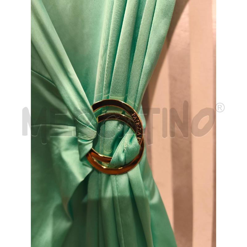 VESTITO DONNA PATRIZIA PEPE ACQUAMARINA SATINATO | Mercatino dell'Usato Campobasso 3