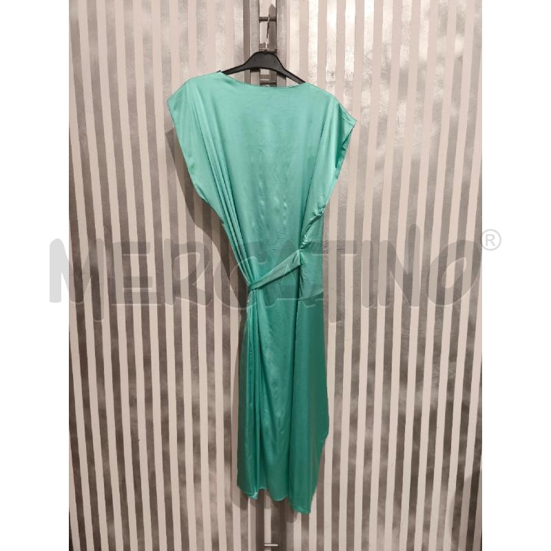 VESTITO DONNA PATRIZIA PEPE ACQUAMARINA SATINATO | Mercatino dell'Usato Campobasso 5