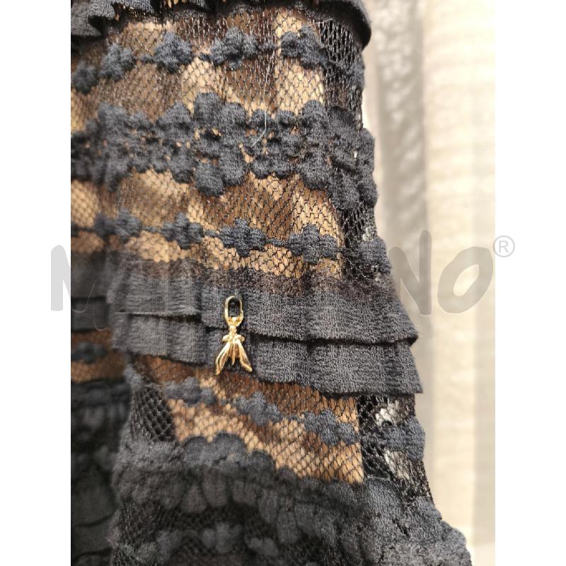 VESTITO DONNA PATRIZIA PEPE BEIGE PIZZO NERO | Mercatino dell'Usato Campobasso 3
