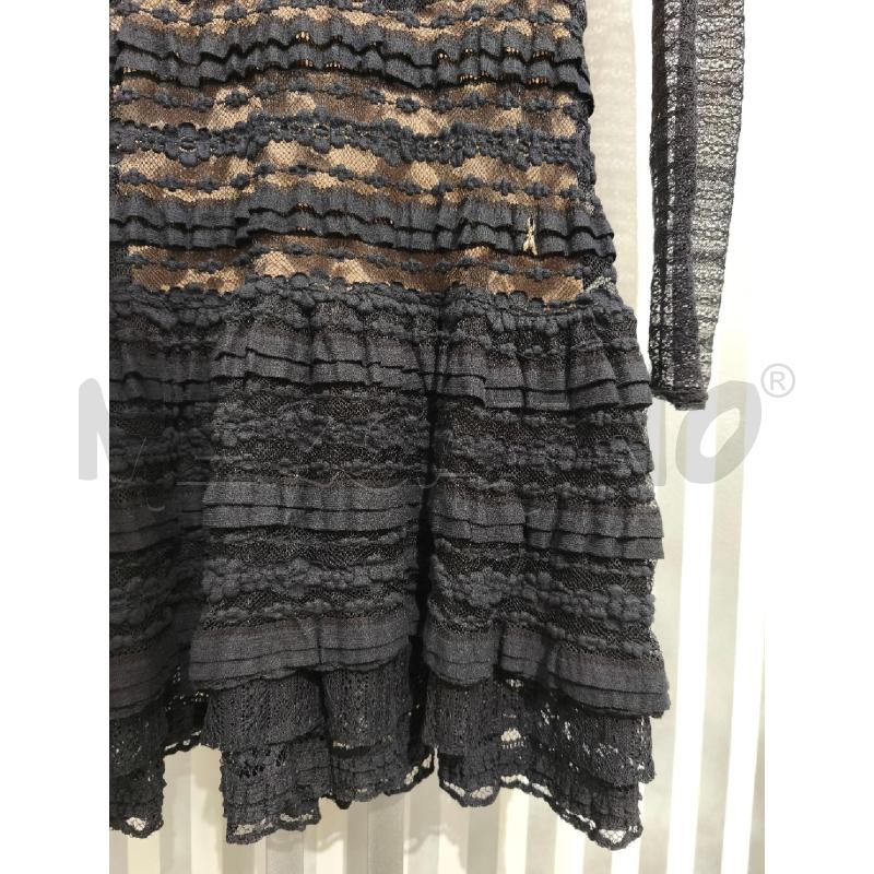 VESTITO DONNA PATRIZIA PEPE BEIGE PIZZO NERO | Mercatino dell'Usato Campobasso 4
