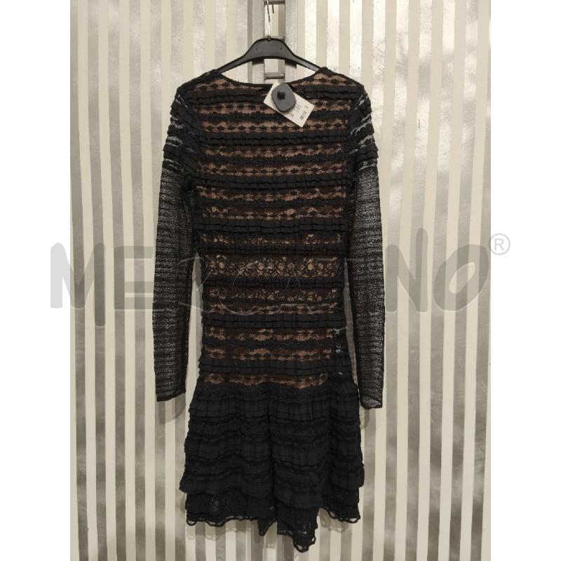 VESTITO DONNA PATRIZIA PEPE BEIGE PIZZO NERO | Mercatino dell'Usato Campobasso 5