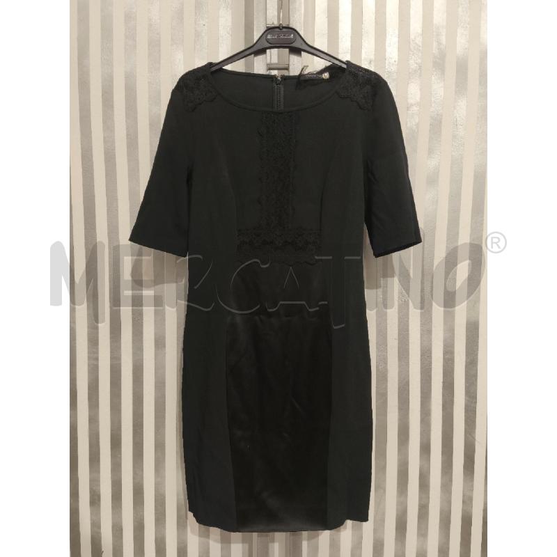 VESTITO DONNA PATRIZIA PEPE NERO STRISCE PIZZO | Mercatino dell'Usato Campobasso 1