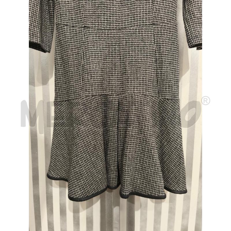 VESTITO DONNA PATRIZIA PEPE PIED DE POULE GRIGIO NERO | Mercatino dell'Usato Campobasso 3