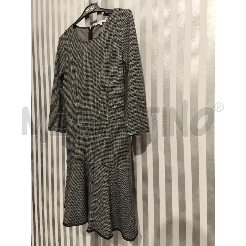 VESTITO DONNA PATRIZIA PEPE PIED DE POULE GRIGIO NERO | Mercatino dell'Usato Campobasso 4