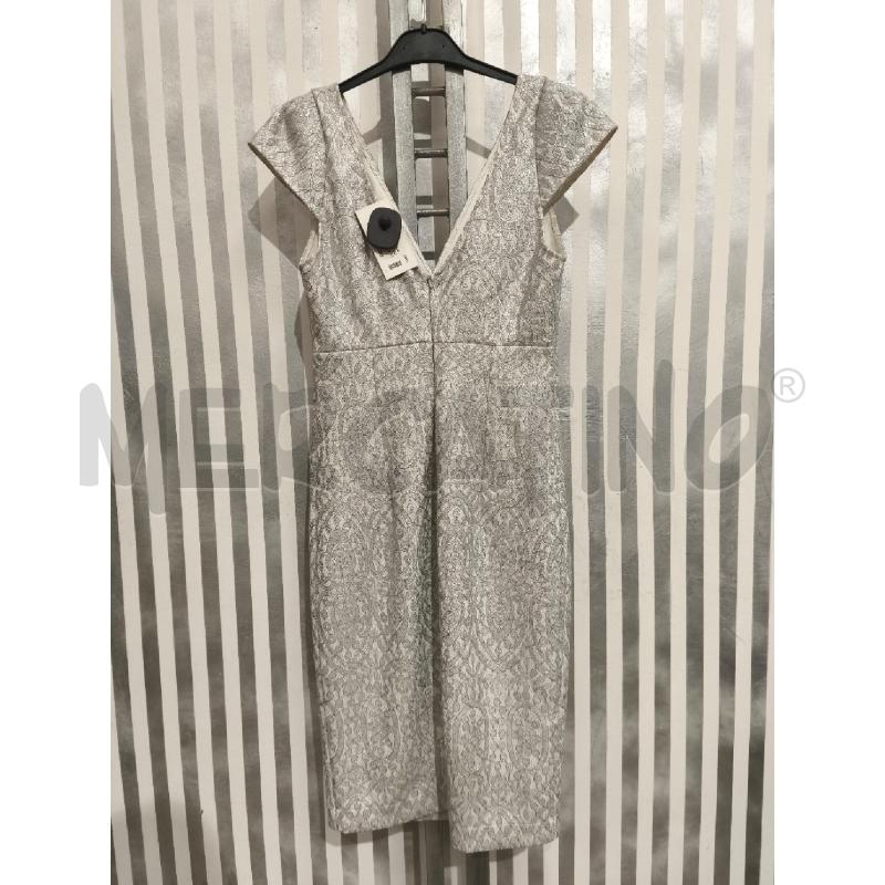 VESTITO DONNA PATRIZIA PEPE PIZZO GRIGIO METALLIZZATO | Mercatino dell'Usato Campobasso 5