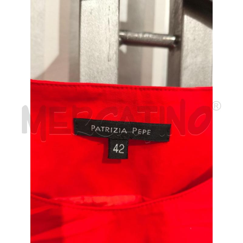 VESTITO DONNA PATRIZIA PEPE ROSSO FUOCO | Mercatino dell'Usato Campobasso 2