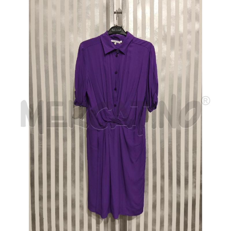 VESTITO DONNA PATRIZIA PEPE VIOLA CHEMISIER | Mercatino dell'Usato Campobasso 1