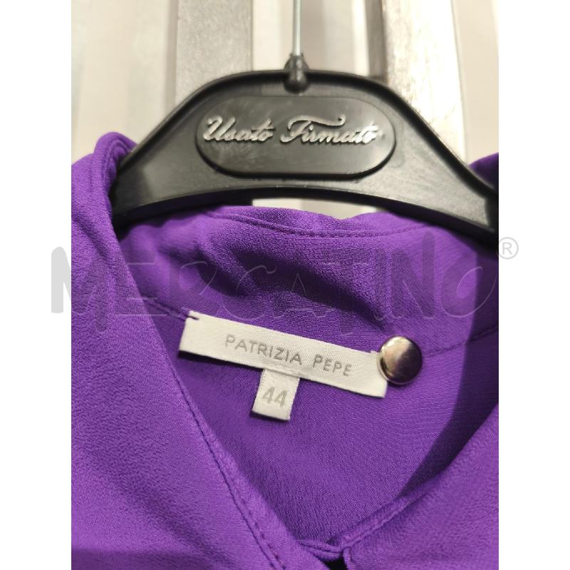 VESTITO DONNA PATRIZIA PEPE VIOLA CHEMISIER | Mercatino dell'Usato Campobasso 2