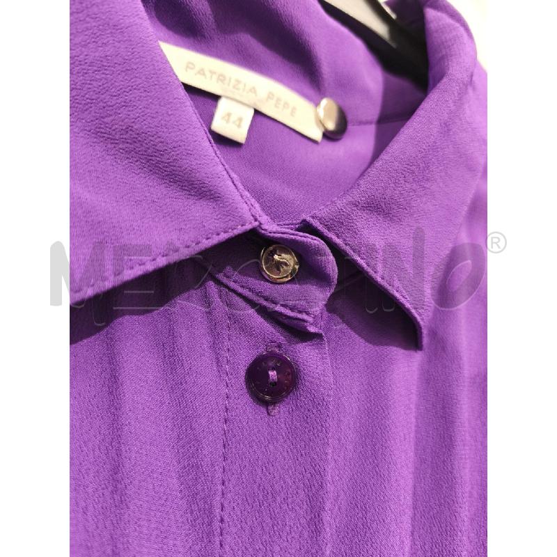VESTITO DONNA PATRIZIA PEPE VIOLA CHEMISIER | Mercatino dell'Usato Campobasso 3