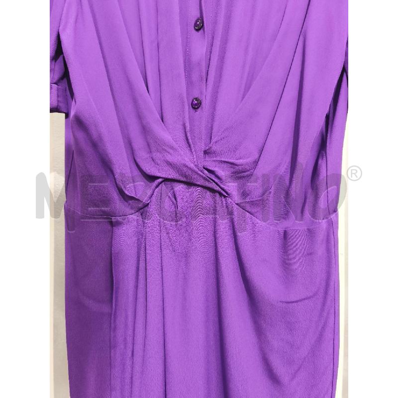 VESTITO DONNA PATRIZIA PEPE VIOLA CHEMISIER | Mercatino dell'Usato Campobasso 4