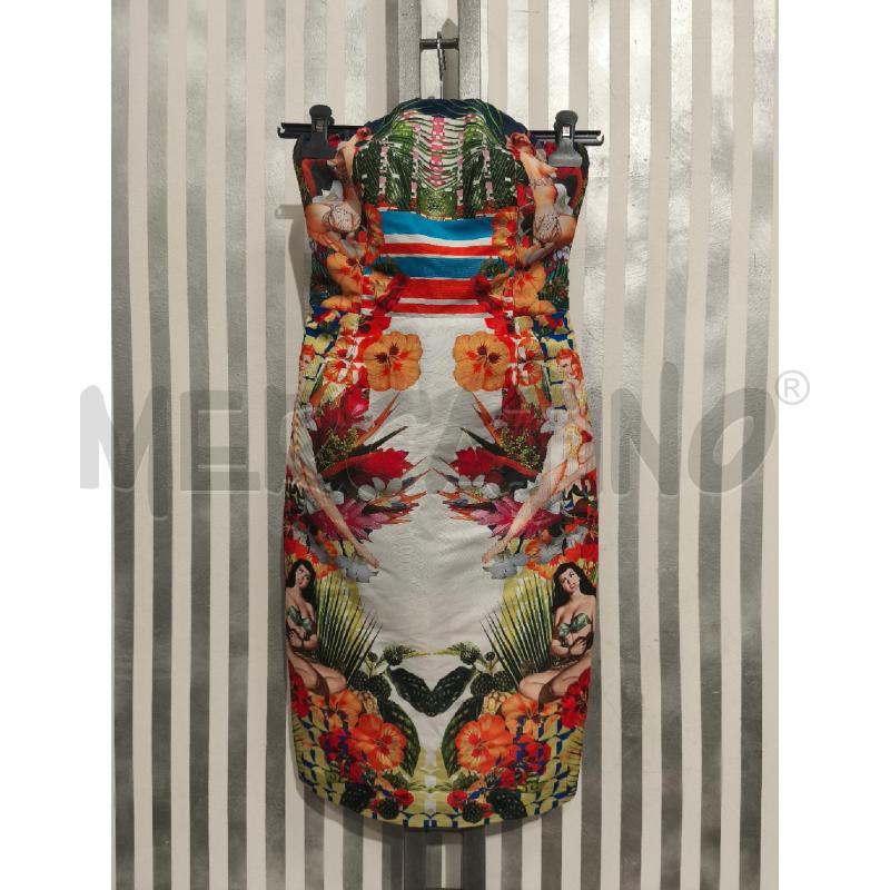 VESTITO DONNA PINKO A FASCIA FANTASIA TROPICAL | Mercatino dell'Usato Campobasso 1