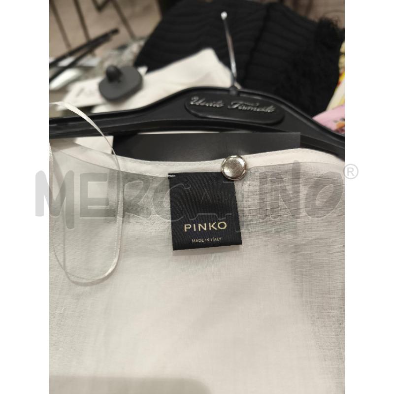 VESTITO DONNA PINKO BIANCO CON LACCI E FRANGE | Mercatino dell'Usato Campobasso 5