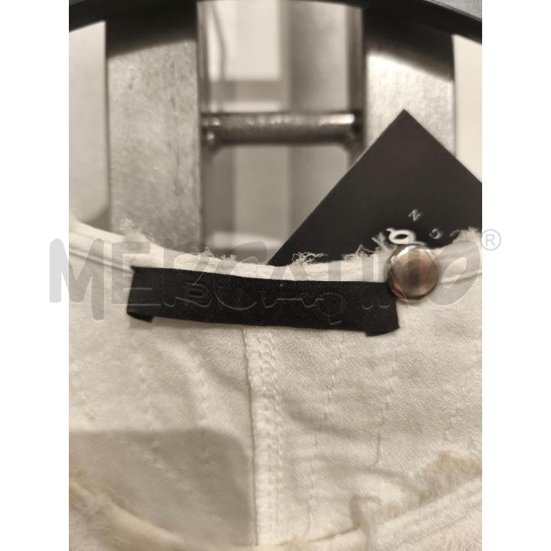 VESTITO DONNA PINKO BIANCO STRISCE SFRANGIATE PANNA | Mercatino dell'Usato Campobasso 2