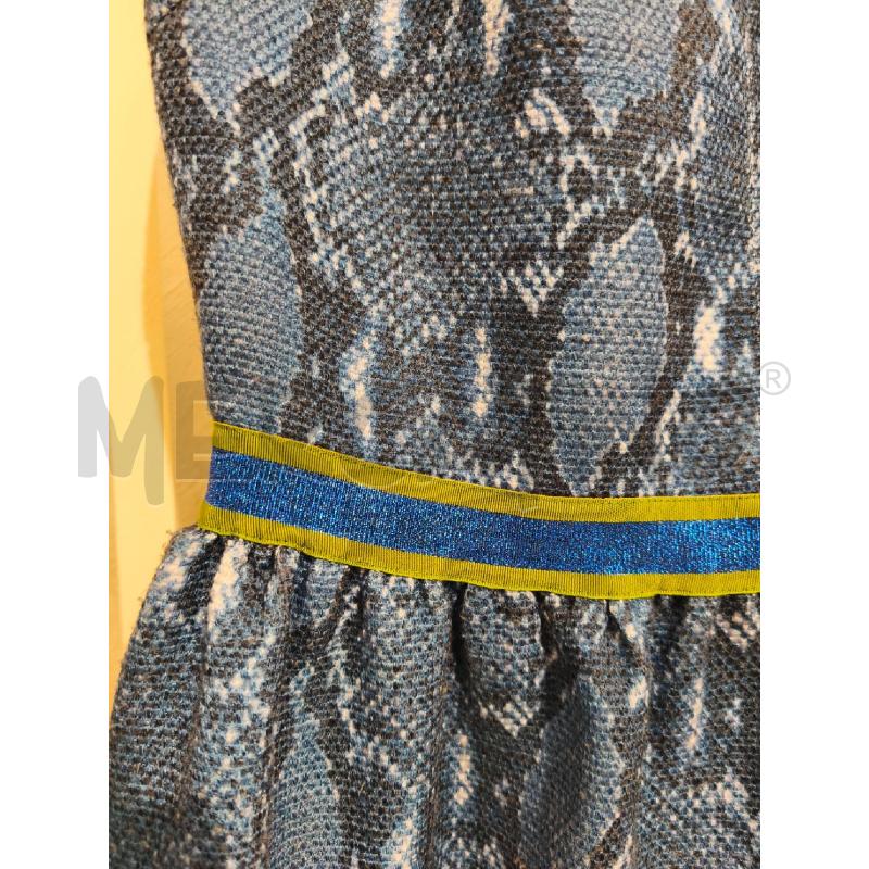 VESTITO DONNA PINKO BLU EFFETTO PITONATO FASCIA GLITTERATA | Mercatino dell'Usato Campobasso 2