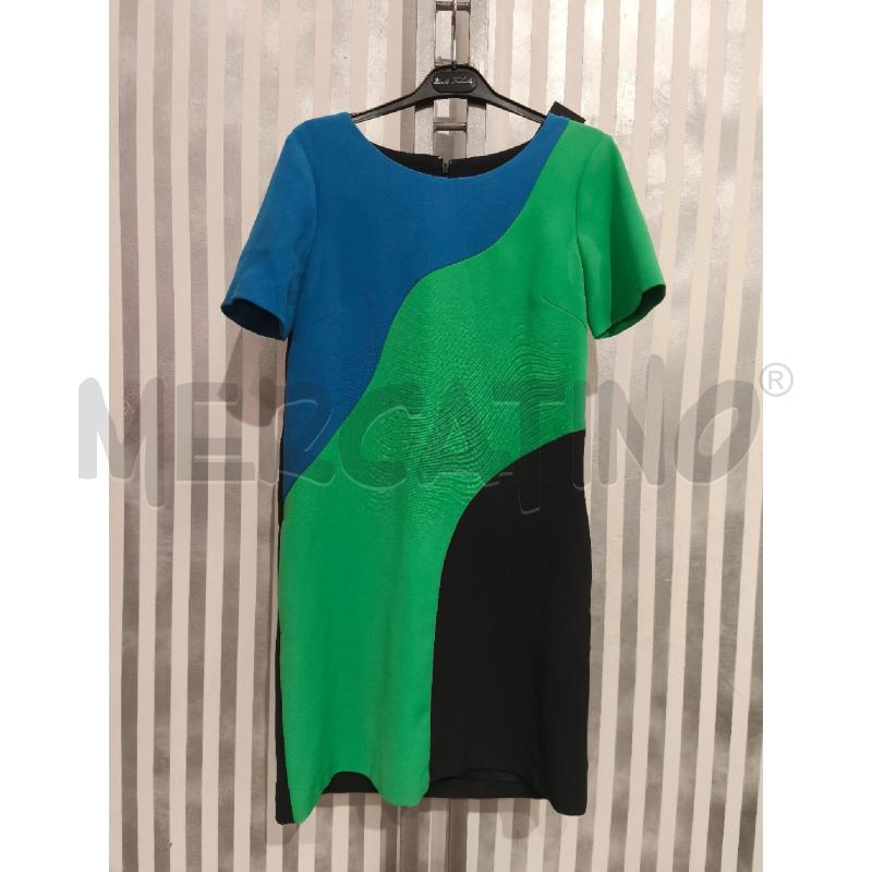 VESTITO DONNA PINKO DA RIV NERO VERDE AZZURRO | Mercatino dell'Usato Campobasso 1
