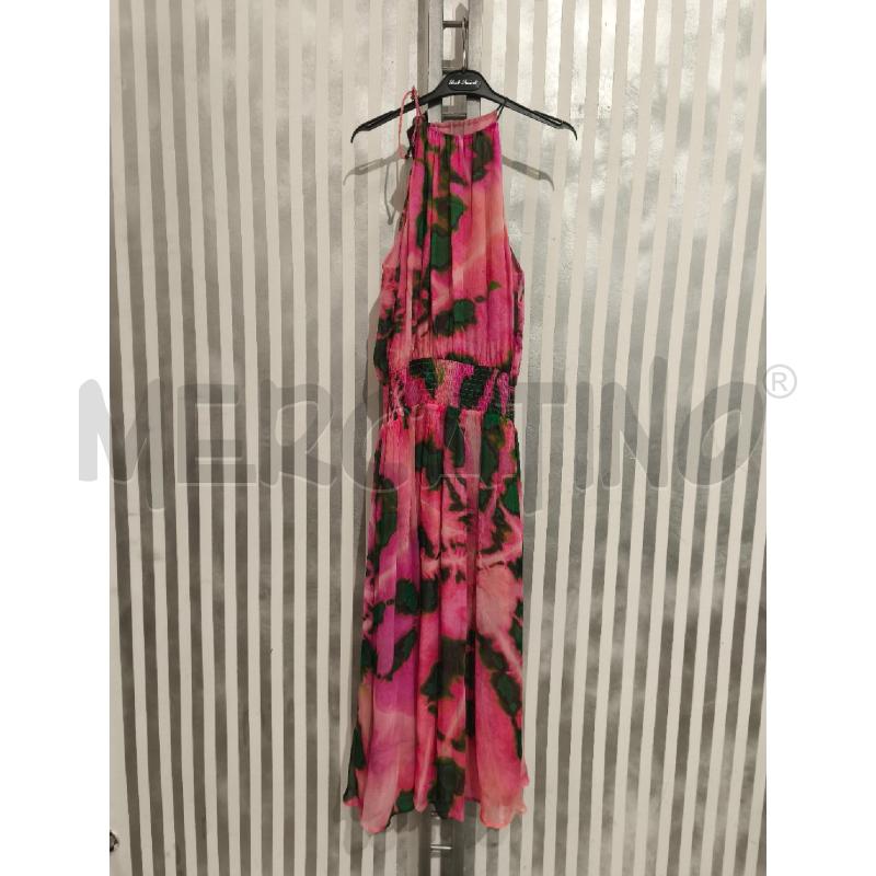 VESTITO DONNA PINKO FUXIA E VERDE | Mercatino dell'Usato Campobasso 1
