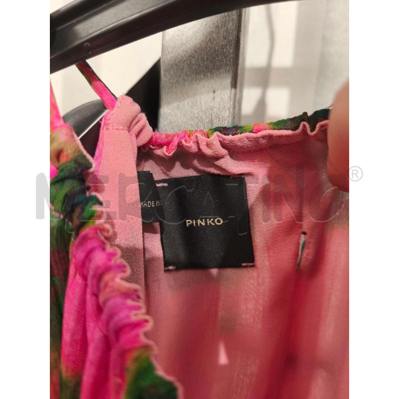 VESTITO DONNA PINKO FUXIA E VERDE | Mercatino dell'Usato Campobasso 3