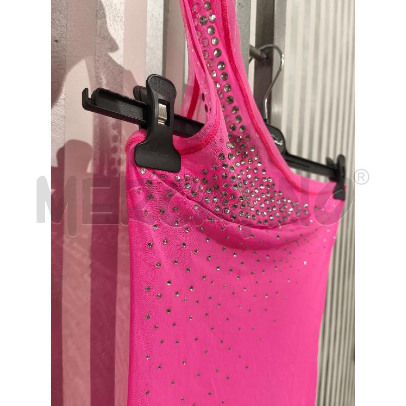 VESTITO DONNA PINKO FUXIA MONOSPALLA STRASS | Mercatino dell'Usato Campobasso 3