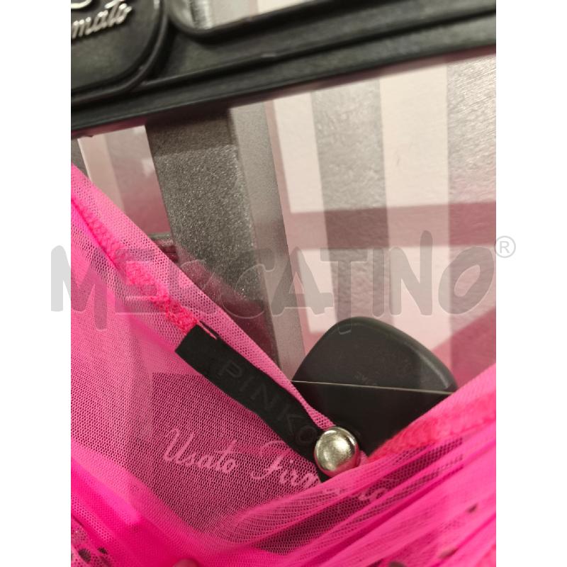 VESTITO DONNA PINKO FUXIA MONOSPALLA STRASS | Mercatino dell'Usato Campobasso 4