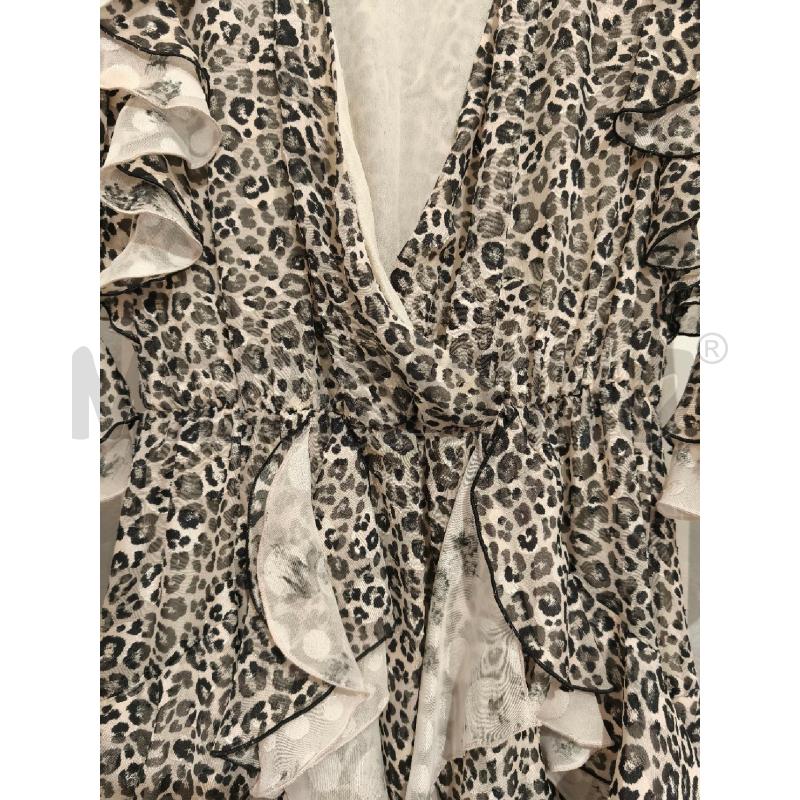VESTITO DONNA PINKO LEOPARDATO E POIS PANNA | Mercatino dell'Usato Campobasso 3