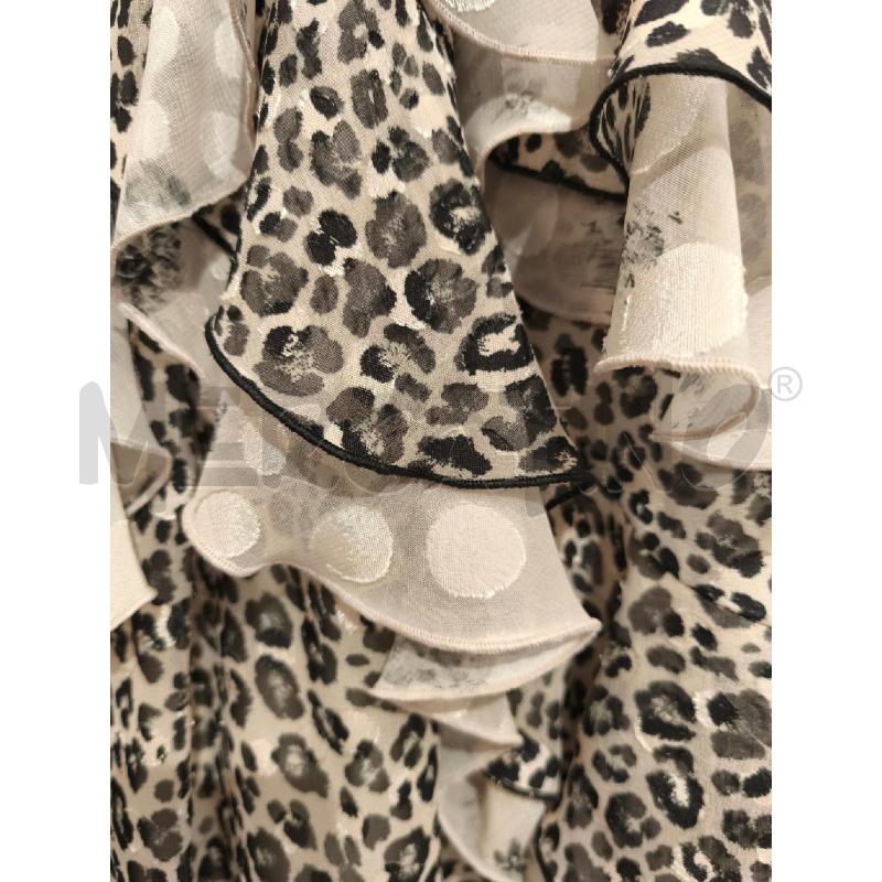 VESTITO DONNA PINKO LEOPARDATO E POIS PANNA | Mercatino dell'Usato Campobasso 4