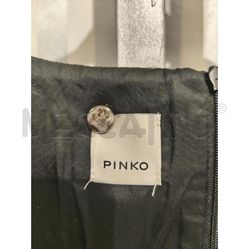 VESTITO DONNA PINKO NERO E DORATO STRUTTURATO | Mercatino dell'Usato Campobasso 2