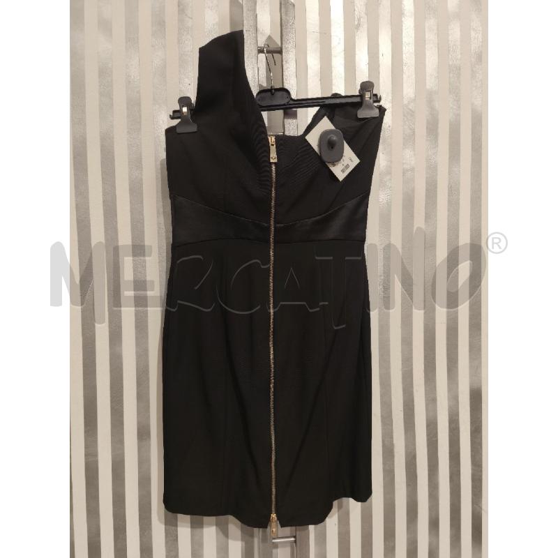 VESTITO DONNA PINKO NERO MONOSPALLA BORDI SATINATI | Mercatino dell'Usato Campobasso 5