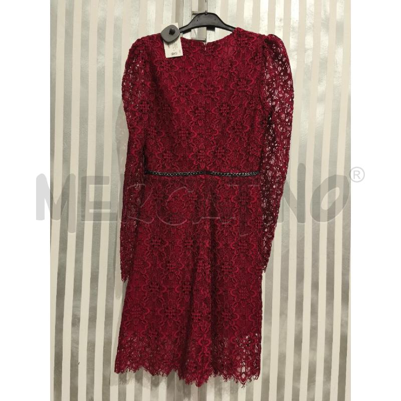 VESTITO DONNA PINKO ROSSO PIZZO CATENA IN VITA | Mercatino dell'Usato Campobasso 4