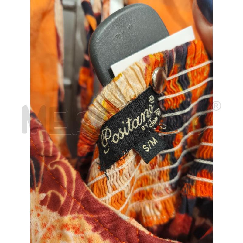 VESTITO DONNA POSITANO ZEBRATO ARANCIO | Mercatino dell'Usato Campobasso 4