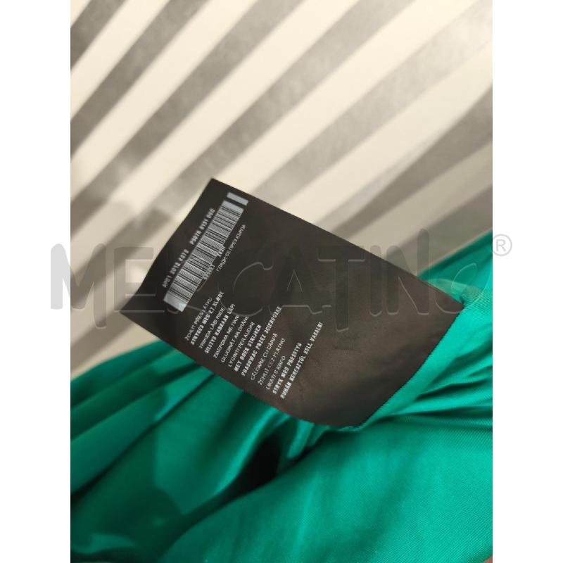 VESTITO DONNA PRADA 100 SETA VERDE E BLU | Mercatino dell'Usato Campobasso 3
