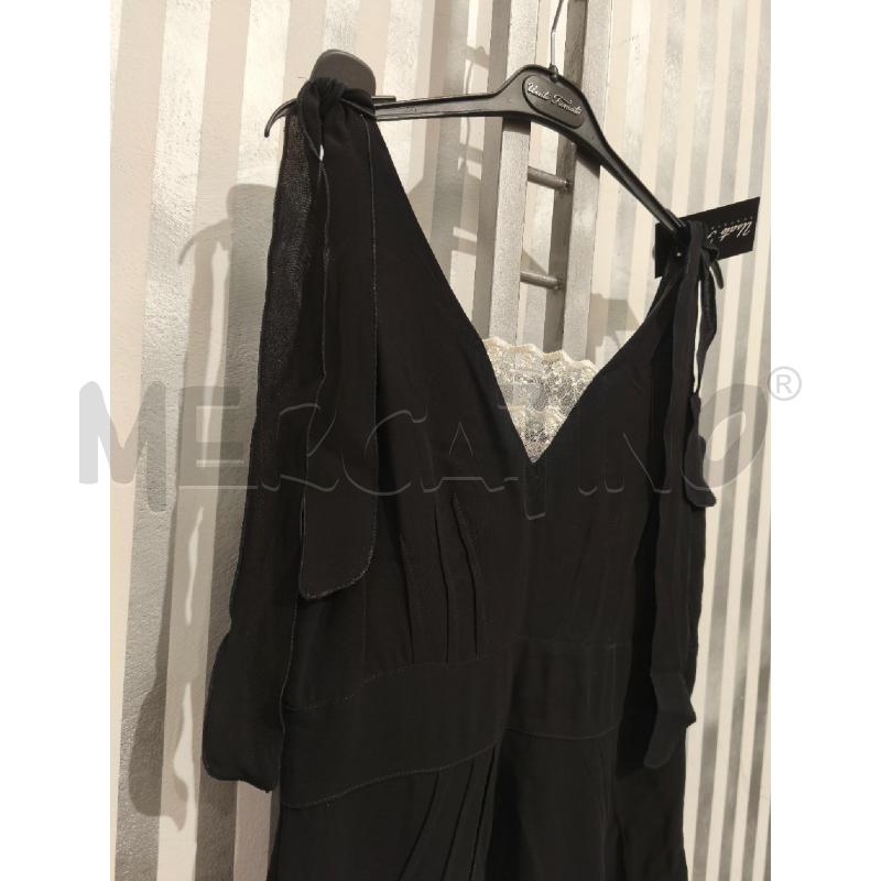 VESTITO DONNA RED VALENTINO NERO SCOLLO PIZZO BIANCO | Mercatino dell'Usato Campobasso 4