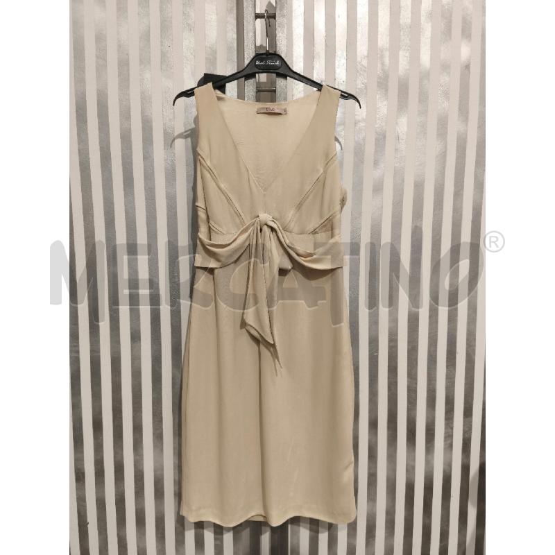 VESTITO DONNA RED VALENTINO PANNA CON FIOCCO | Mercatino dell'Usato Campobasso 1