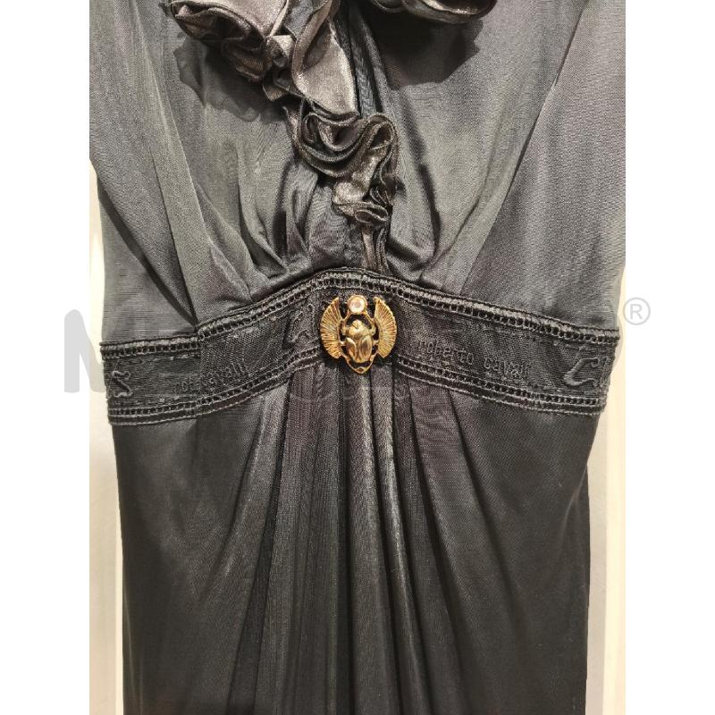 VESTITO DONNA ROBERTO CAVALLI CLASSE NERO SCOLLO BALZE | Mercatino dell'Usato Campobasso 3