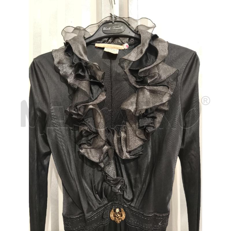 VESTITO DONNA ROBERTO CAVALLI CLASSE NERO SCOLLO BALZE | Mercatino dell'Usato Campobasso 4