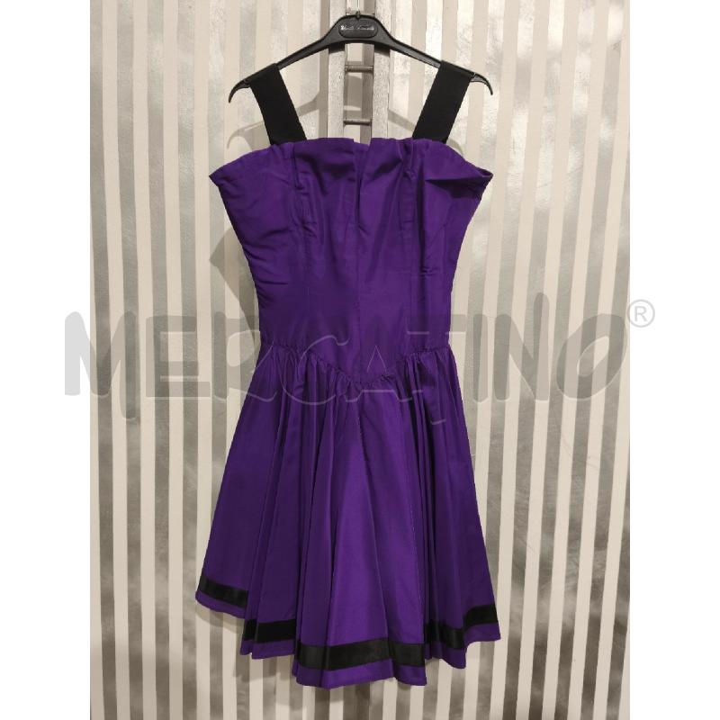 VESTITO DONNA ROCCOBAROCCO VIOLA NERO | Mercatino dell'Usato Campobasso 1