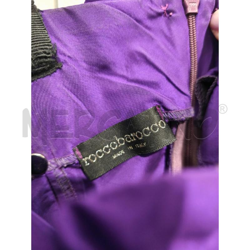 VESTITO DONNA ROCCOBAROCCO VIOLA NERO | Mercatino dell'Usato Campobasso 2