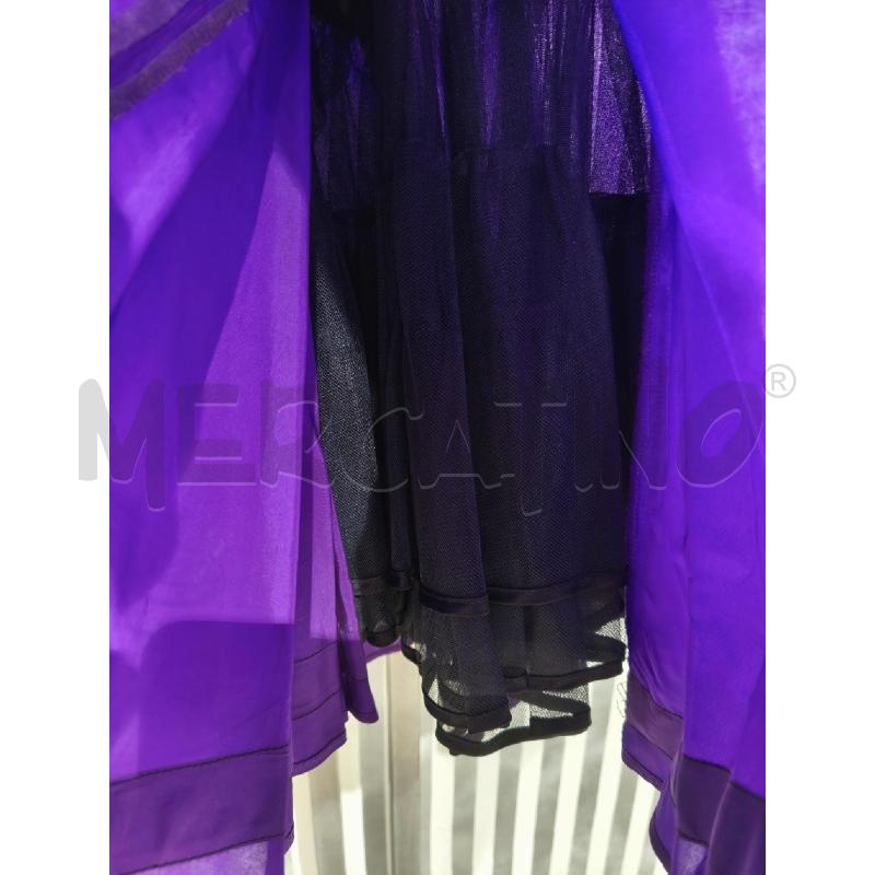 VESTITO DONNA ROCCOBAROCCO VIOLA NERO | Mercatino dell'Usato Campobasso 5