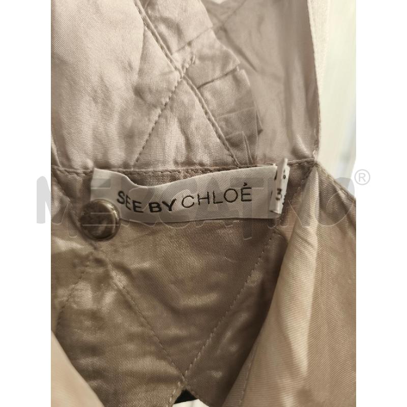 VESTITO DONNA SEE BY CHLOÉ BEIGE SETA | Mercatino dell'Usato Campobasso 5
